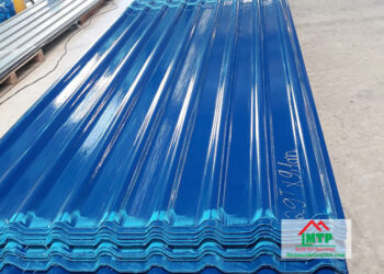 Tôn nhựa lấy sáng composite sóng xanh dương