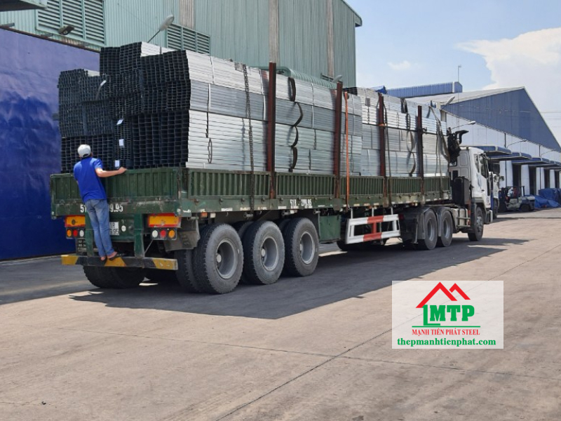 Thép Mạnh Tiến Phát vận chuyển thép hộp Hữu Liên tận nơi