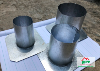 Phễu thu nước máng xối inox