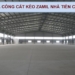 Gia công cắt kèo Zamil nhà thép tiền chế