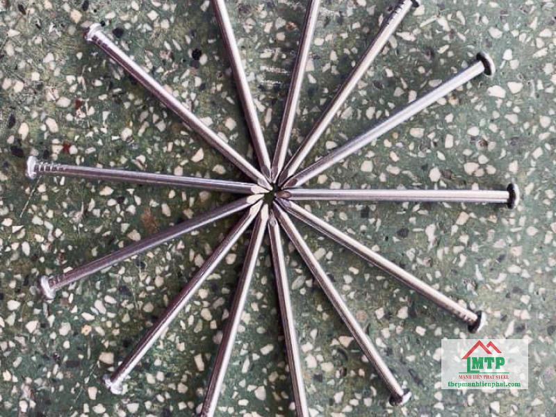 Đinh sắt cứng chắc, mũi nhọn, gia công nhanh
