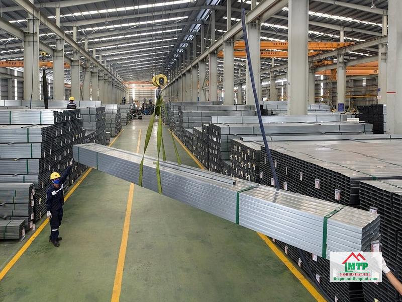 Thép hộp Hoa Sen mạ kẽm