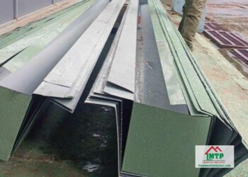 Máng xối tôn Hoa Sen giữ form tốt, bền màu, chống oxy hóa tốt, bề mặt nhẵn thoát nước nhanh