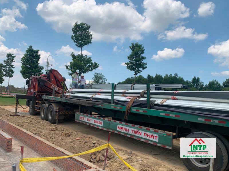 Giao 740m tôn Hòa Phát lợp mái cho Công ty Cơ khí Nam Hải – huyện Châu Đức, Bà Rịa – Vũng Tàu