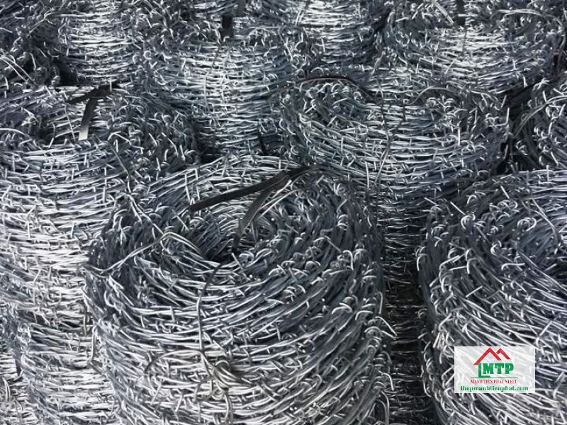 Chọn kẽm gai xoắn khi cần quây diện tích lớn, gai nhọn, dễ kéo dài, thi công nhanh