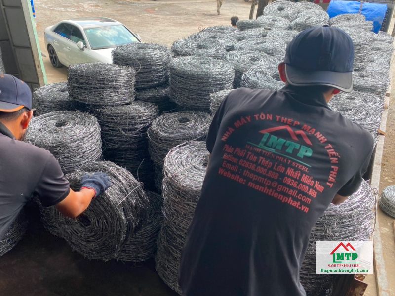 Thép Mạnh Tiến Phát - Xưởng dây kẽm gai tại Bà Rịa Vũng Tàu có nguồn cung ổn định, giá tốt, giao nhanh