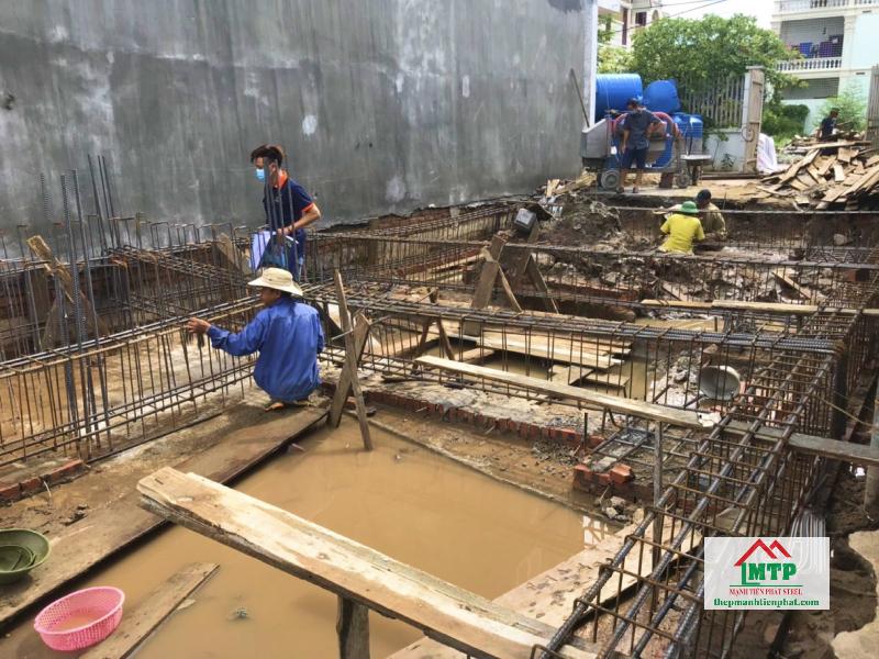 Các công trình nhà phố tại Quận 11 thường dùng thép Việt Nhật D10- D16
