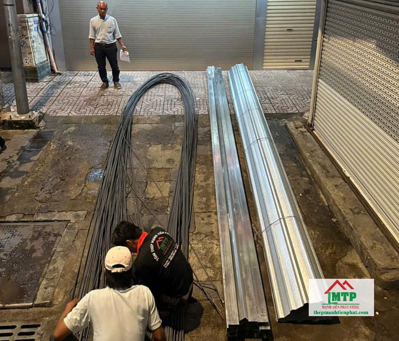 Cung ứng 5 tấn thép gân Việt Nhật D12 tại đường Thành Thái, Quận 10