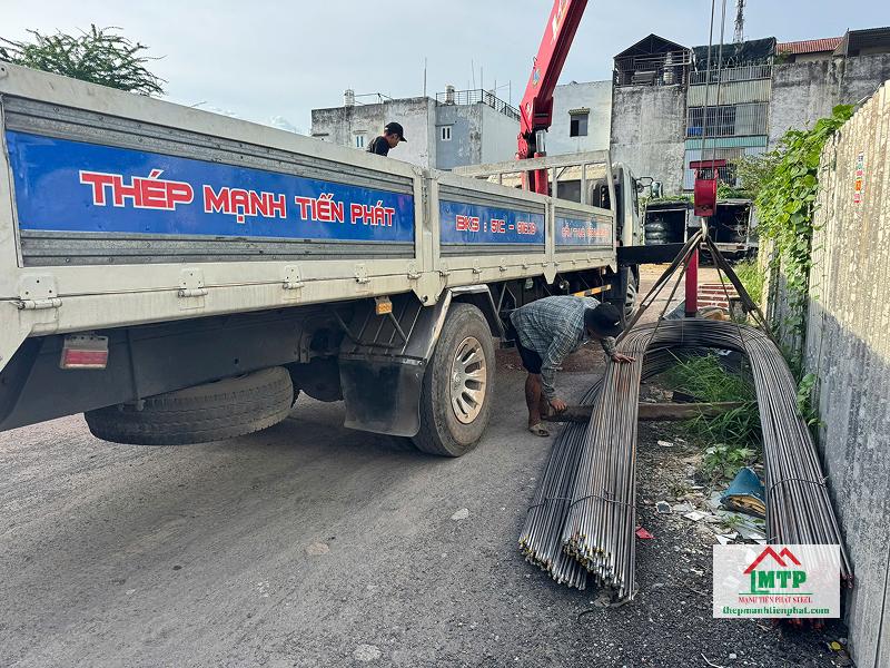Cung ứng 8 tấn thép Việt Nhật Vinakyoei gồm D16, D20 theo tiến độ thi công cho công trình xây dựng tại Lãnh Binh Thăng, Quận 11