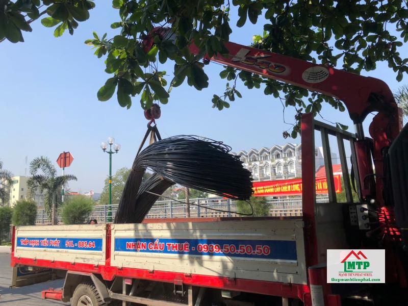 Giao 300 cây thép Việt Nhật D10 cho công trình Xây dựng Vận tải Thái Bình tại Quận 8