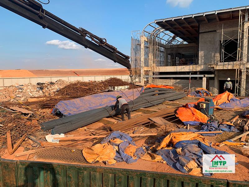 Thép cây gân Việt Nhật được dùng cho kết cấu bê tông chịu lực chính cho các công trình tại Đồng Nai