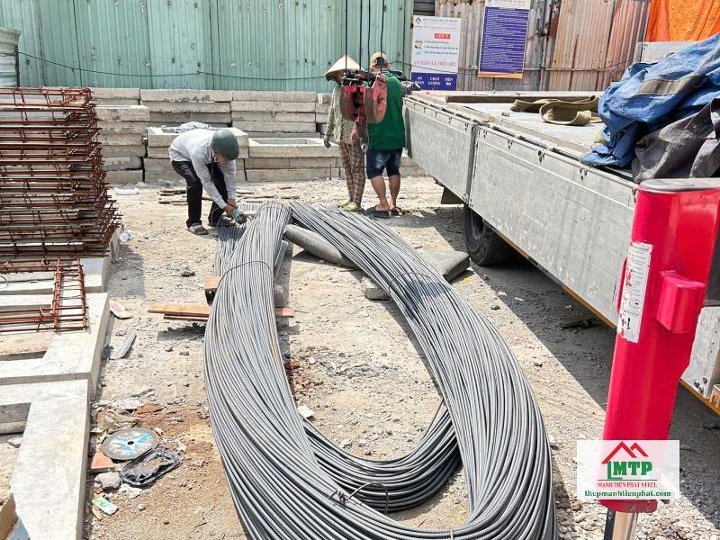Sử dụng thép Việt Nhật cho các công trình nhà phố, cải tạo nhà ở Gò Vấp đảm bảo kết cấu bền, chịu lực tốt