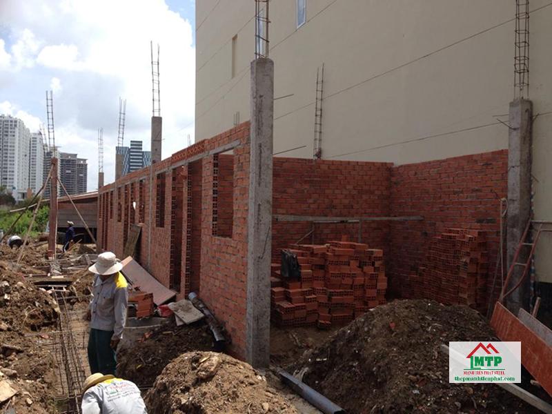 Các công trình nhà trọ tại Quận 12 thường dùng thép Việt Nhật làm kết cấu chịu lực