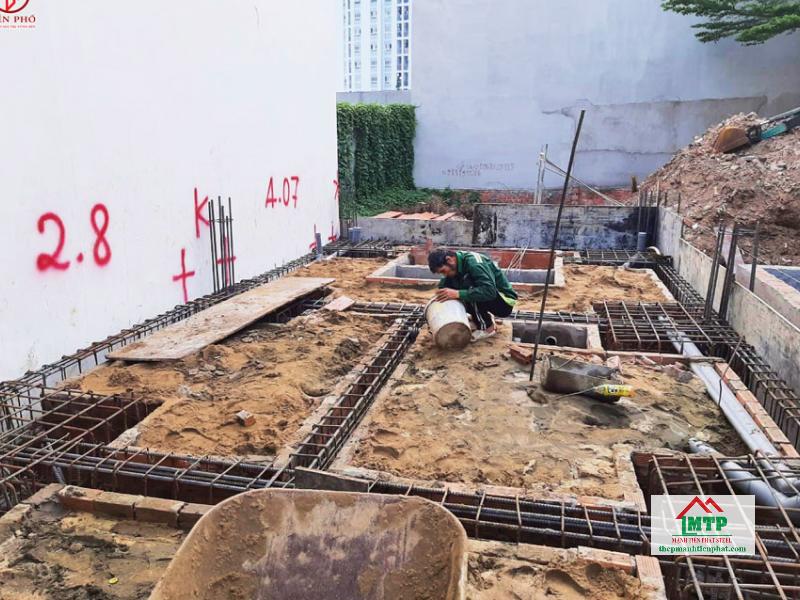 Công trình cải tạo nhà ở tại Quận 5 sử dụng thép Việt Nhật gia cố kết cấu
