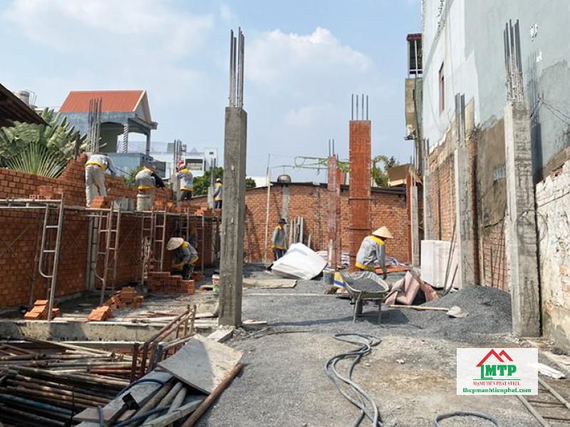 Thép Việt Nhật thường được dùng làm kết cấu cột chịu lực, móng các công trình tại Quận 7