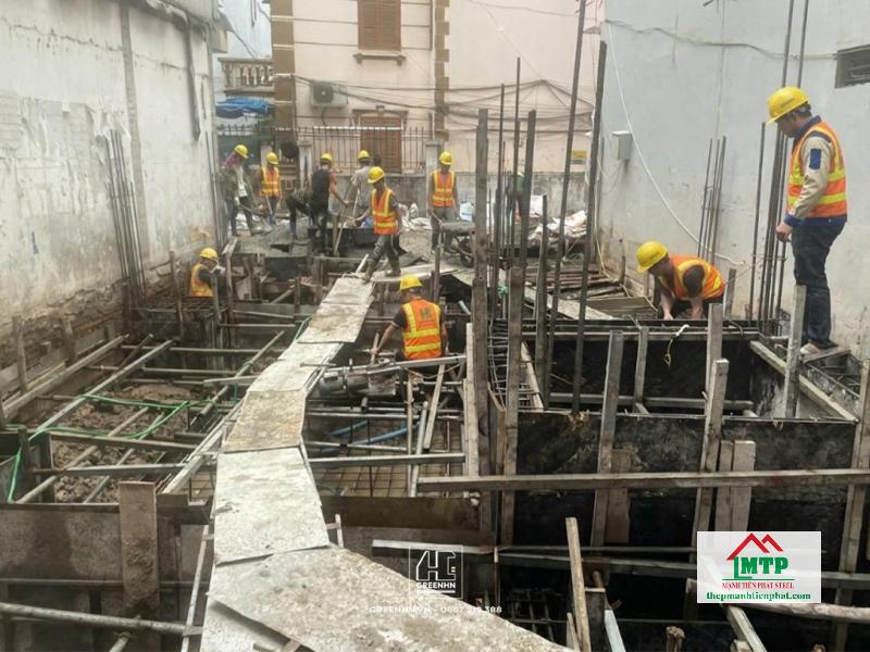 Thép Việt Nhật được dùng cho các kết cấu chịu lực cho các công trình nhà trong hẻm, cải tạo nhà phố