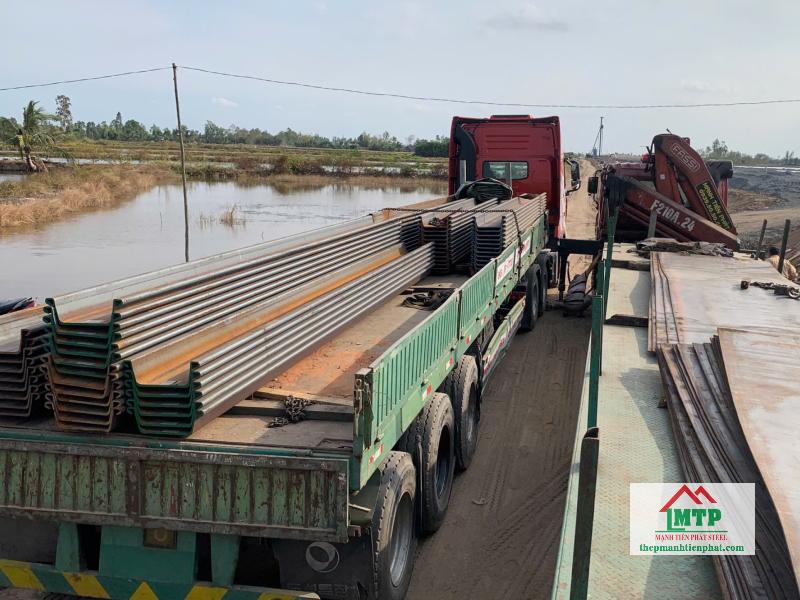 Thép Mạnh Tiến Phát cho thuê cừ larsen đa dạng quy cách, giá cả minh bạch
