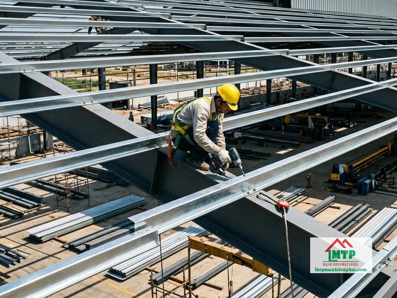 Nhu cầu sử dụng xà gồ Hoa Sen cho các công trình dân dụng tại Quận 8 khá cao