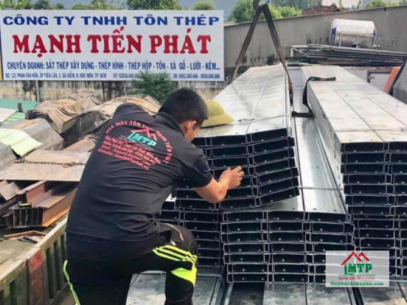 Đại lý xà gồ Hòa Phát tại huyện Bình Chánh - Mạnh Tiến Phát uy tín, cung ứng hàng chứng từ đầy đủ, giá tốt