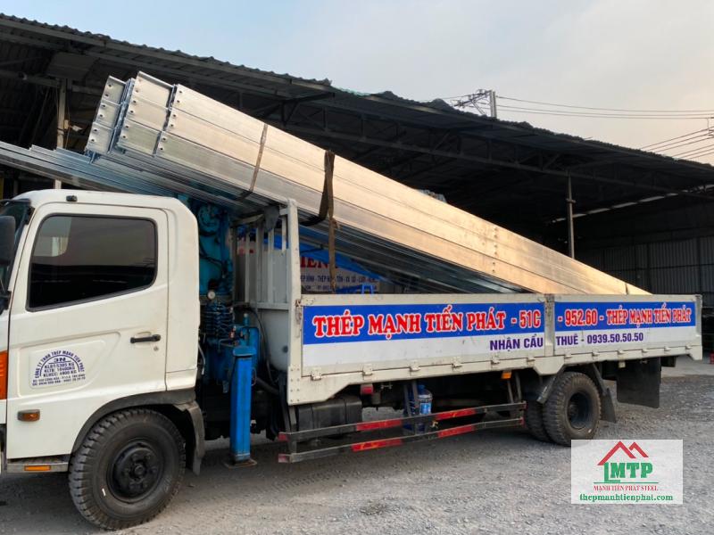 200m xà gồ C Hòa Phát C150 dày 1.8 mm giao cho công trình nhà phố tại phường Bến Thành, Quận 1